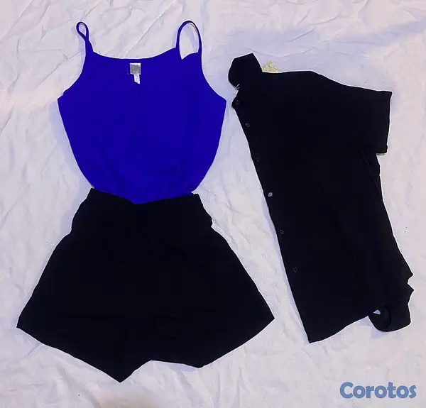ropa para mujer - Conjunto corto de 2 piezas 3