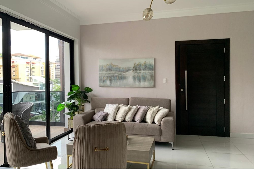 apartamentos - Apartamento amueblado en alquiler en Bella vista  7
