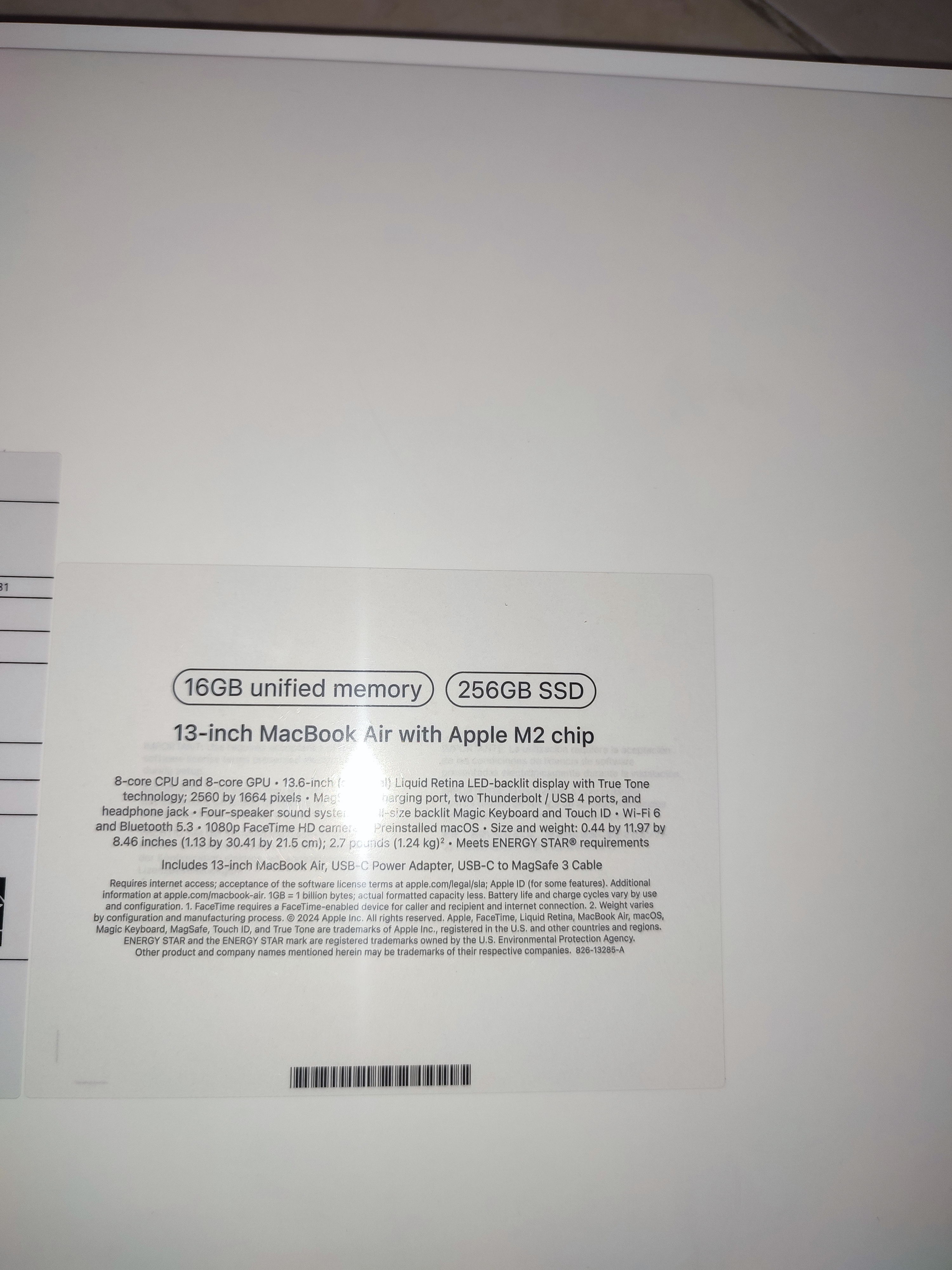 computadoras y laptops - MacBook Air 13.6 Pulgadas M2 Chip , Sellada Nueva  1