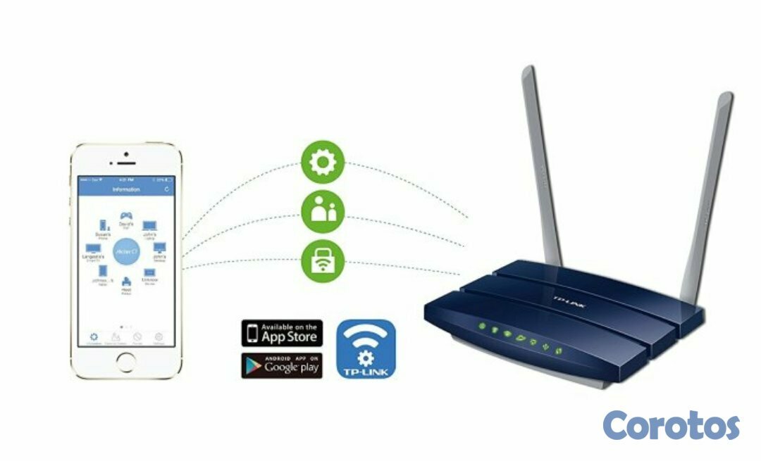 computadoras y laptops - ROUTER WIRELESS TP-LINK ARCHER C50 (US) AC1200, 2.4GHZ/300MBPS, 5.0GHZ/867MBPS 2