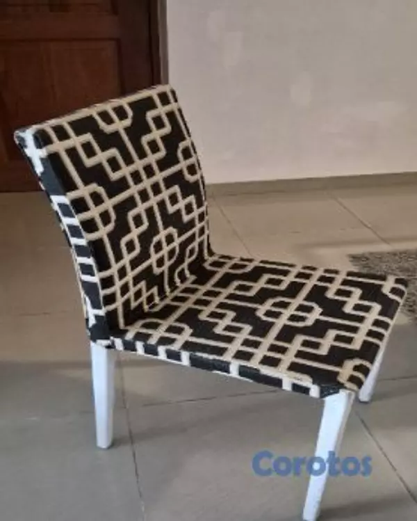 muebles y colchones - JUEGO DE COMEDOR CON ALFOMBRA Y SILLAS 4