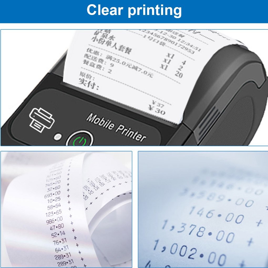 impresoras y scanners - Impresora térmica, máquina de impresión de etiquetas inalámbrica portátil 3