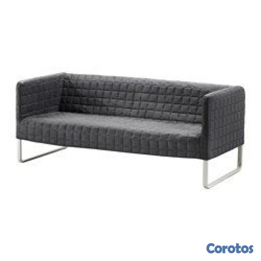 muebles y colchones - Sofa con forro color gris comprado en IKEA 1