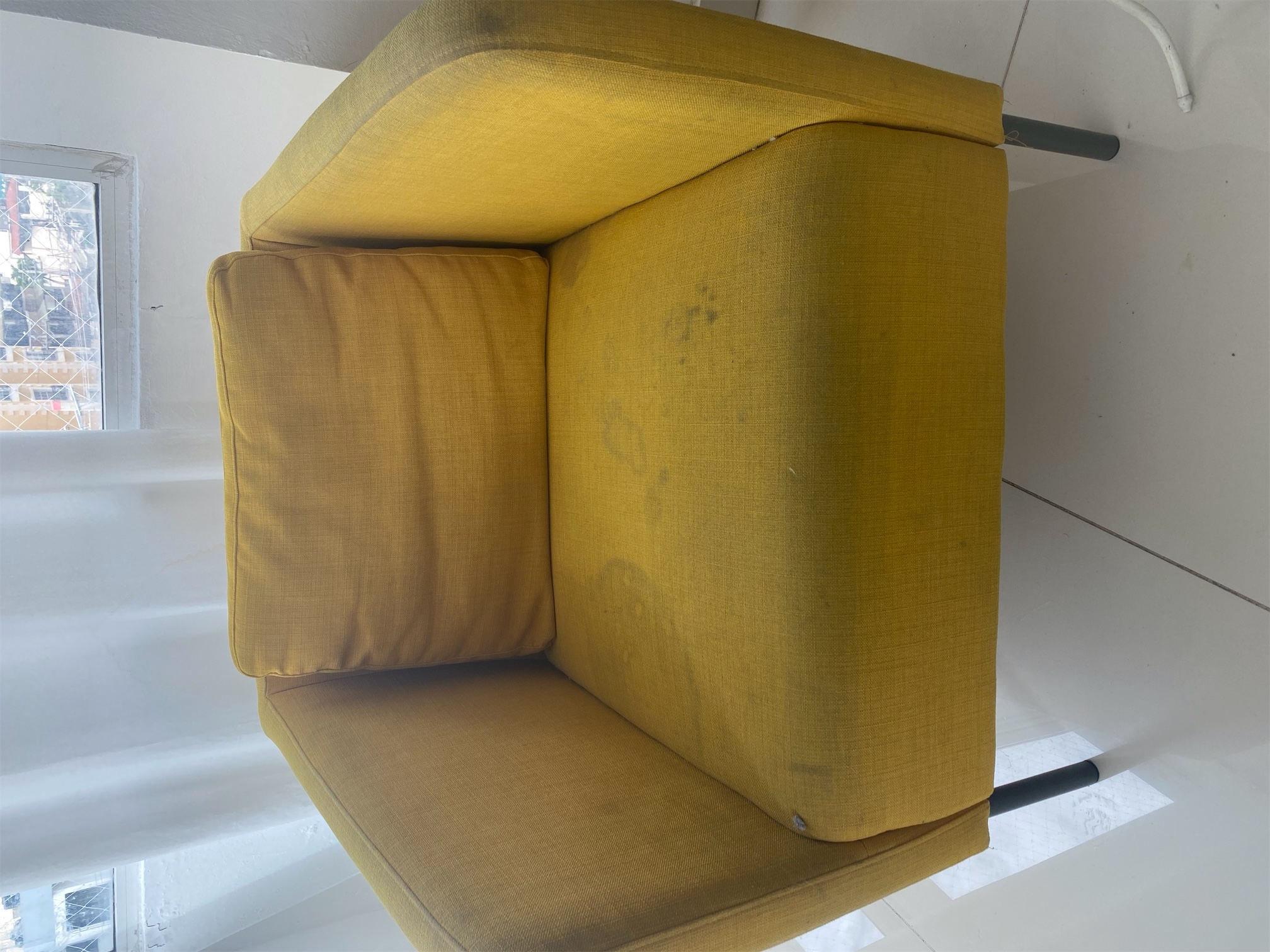 muebles y colchones - Sillones individuales amarillos 2
