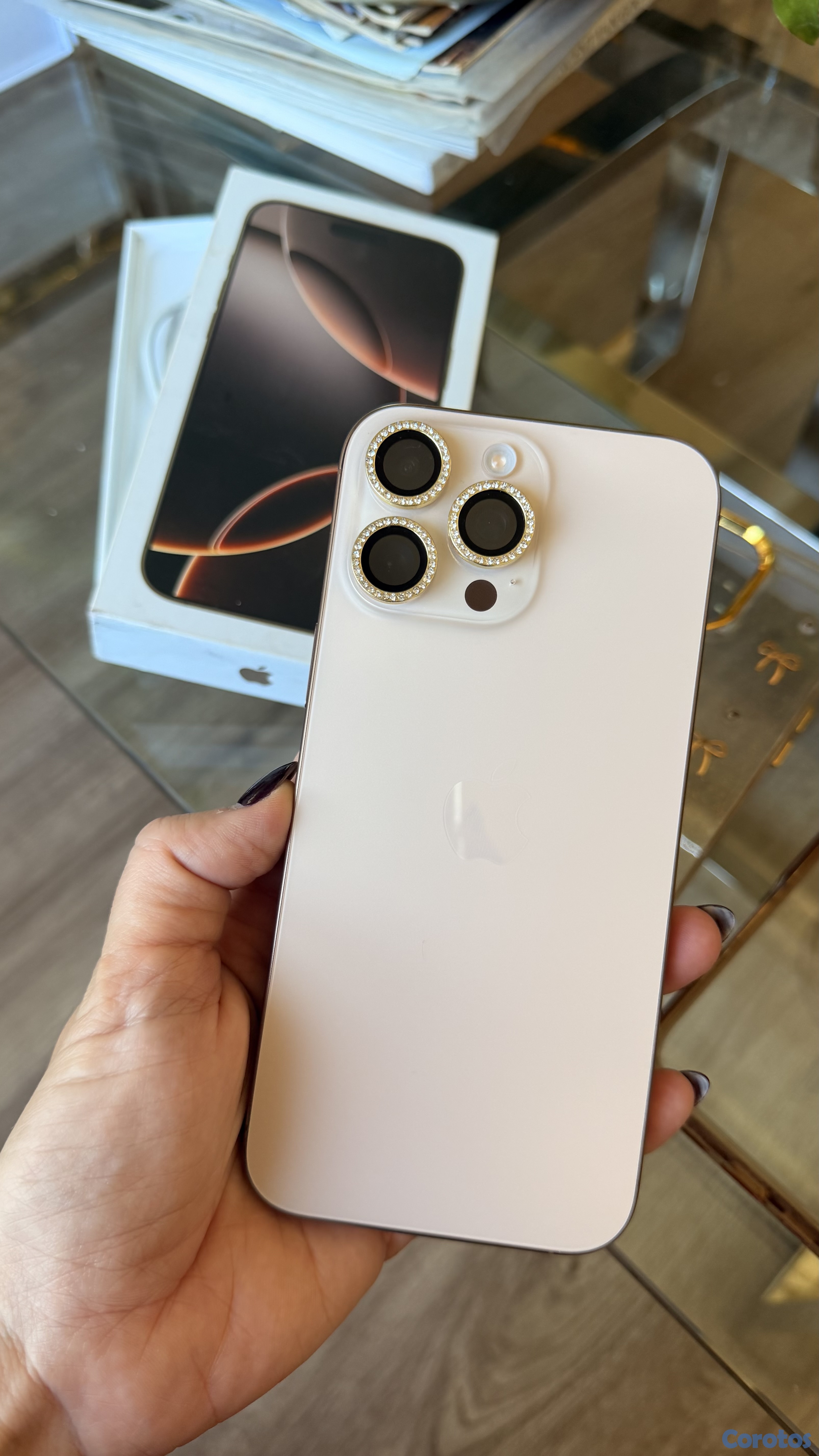 celulares y tabletas - iPhone 16 pro Max 256 gb DESBLOQUEADO  8