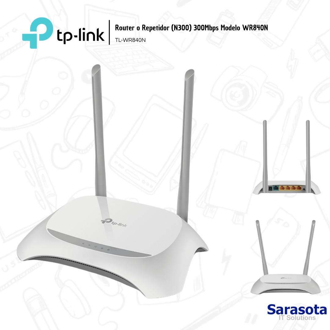 accesorios para electronica -  TP-Link Router o repetidor WR840N 840N 2