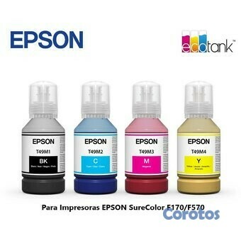 impresoras y scanners - BOTELLA DE TINTA EPSON T49M EN TODOS LOS COLORES  140ML T49M420 PARA SUBLIMACION 1