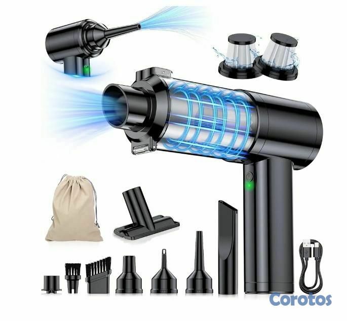 accesorios para vehiculos - Aspiradora manual recargable 6 en 1 