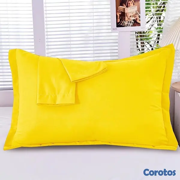 decoración y accesorios - funda de almohada en tela algodón 2 unidad  7