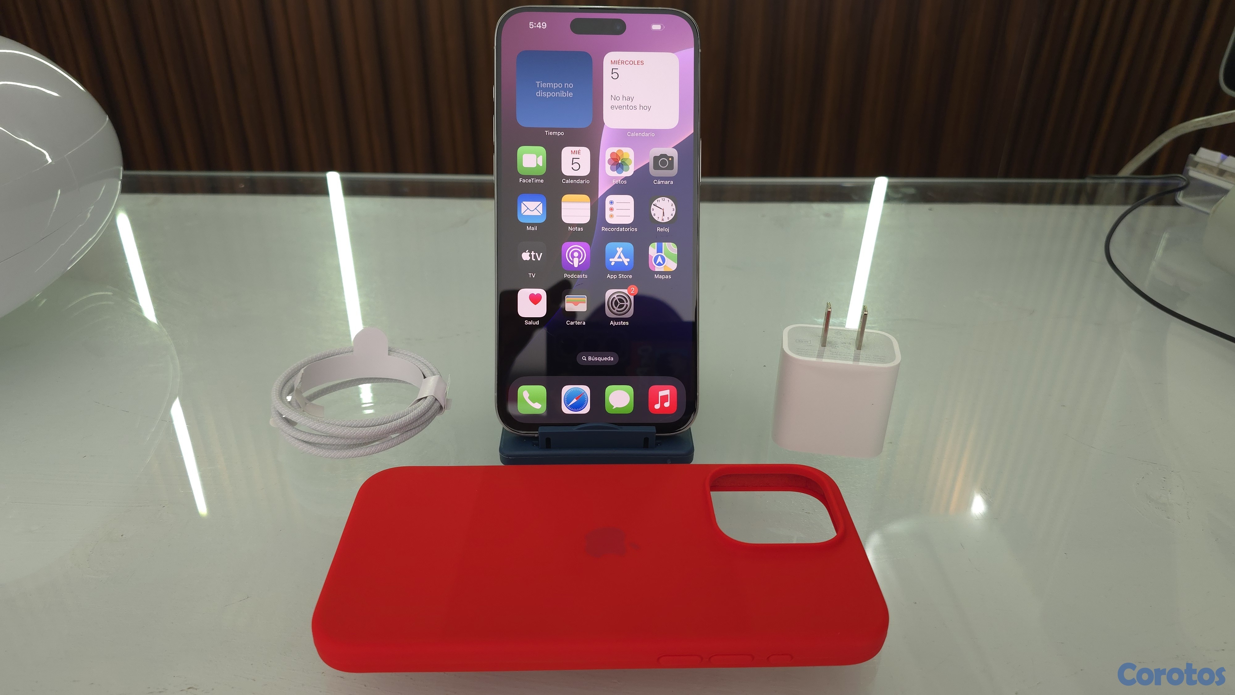 celulares y tabletas - iPhone 15 Pro Max 512GB Blanco desbloqueado 1