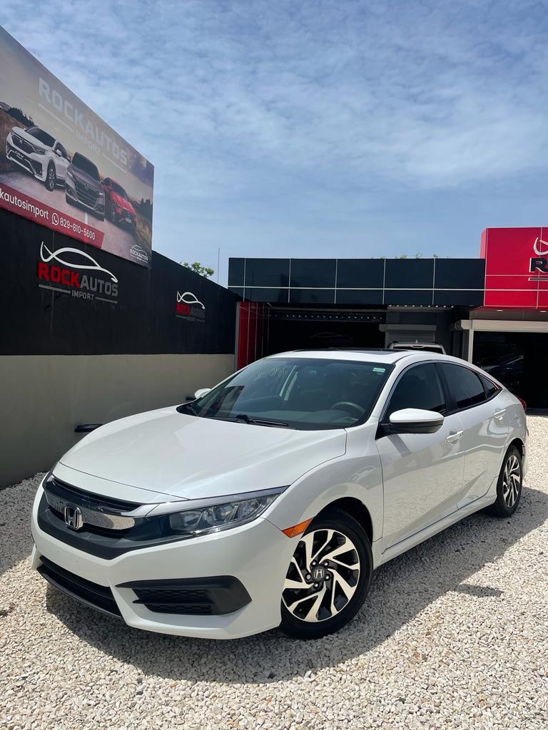 Honda Civic EX 2018 primera emisión de placa incluida, financiamiento disponible