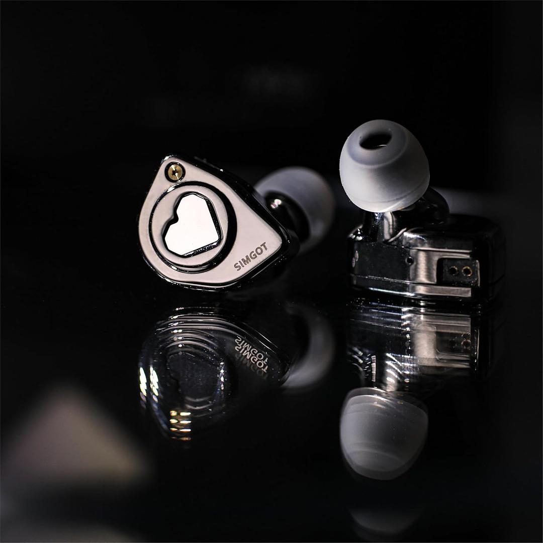 camaras y audio - SIMGOT EW300 1DD+1Planar+1PZT Hybrid Driver IEM 5