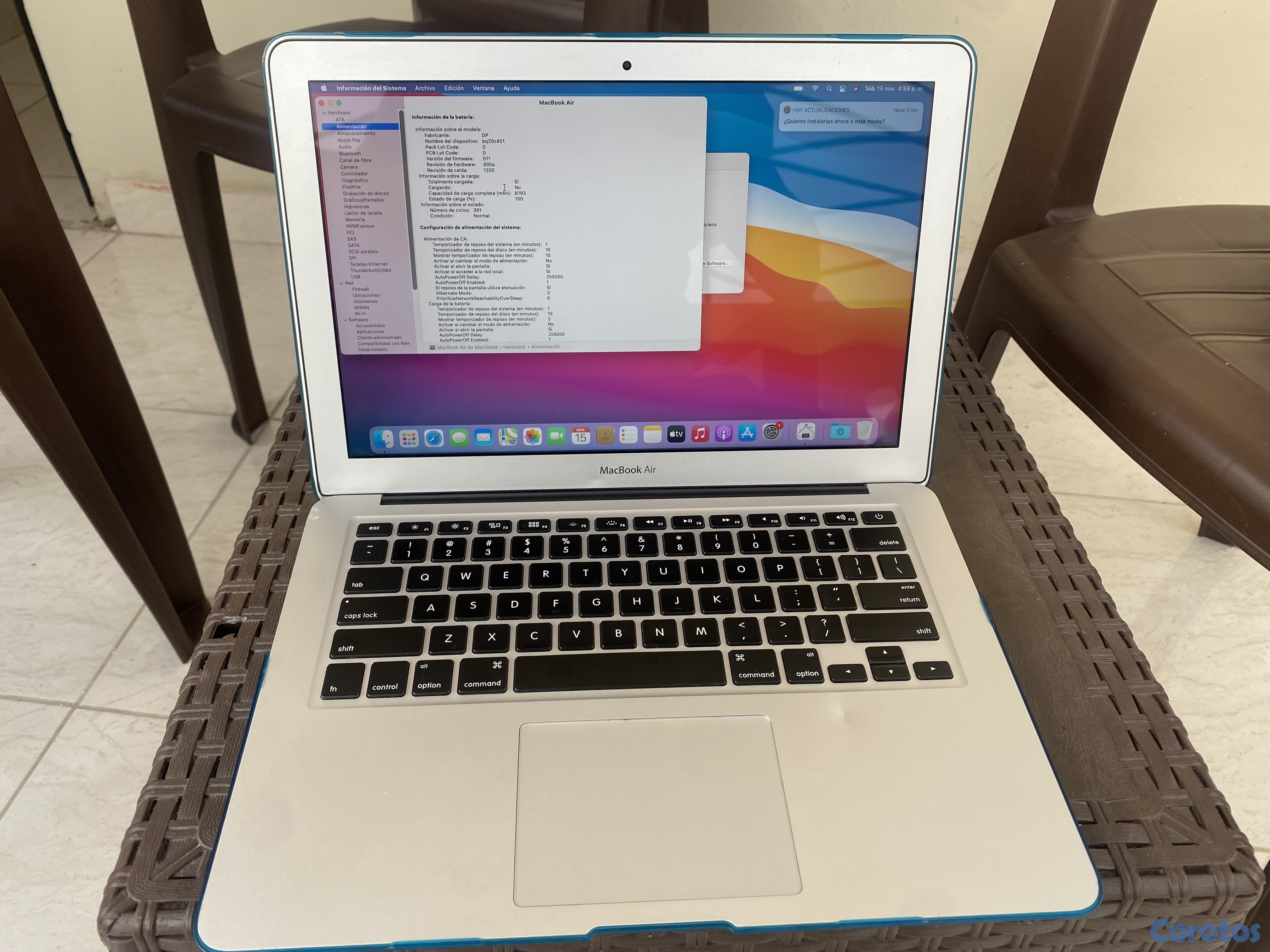 computadoras y laptops - MacBook Air i7 2013 13” 1