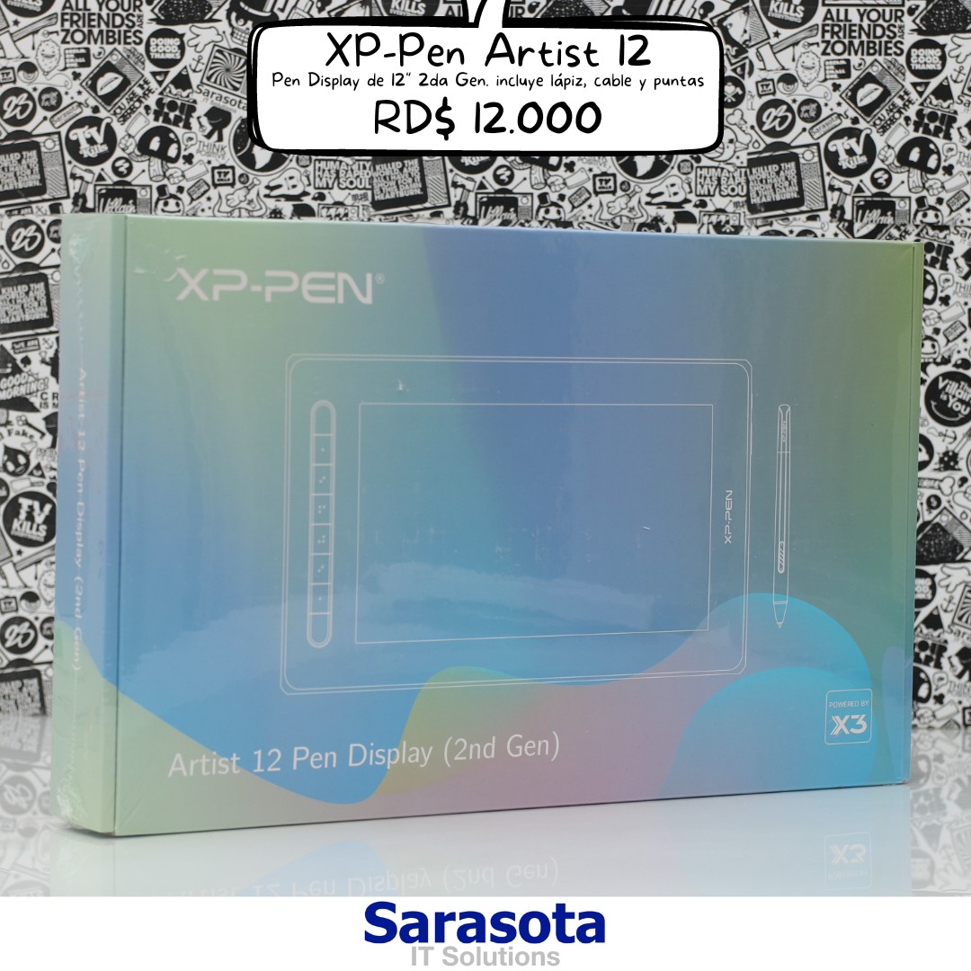 computadoras y laptops - XP-Pen Artist 12 2da Generación Pen Display (Somos Sarasota)