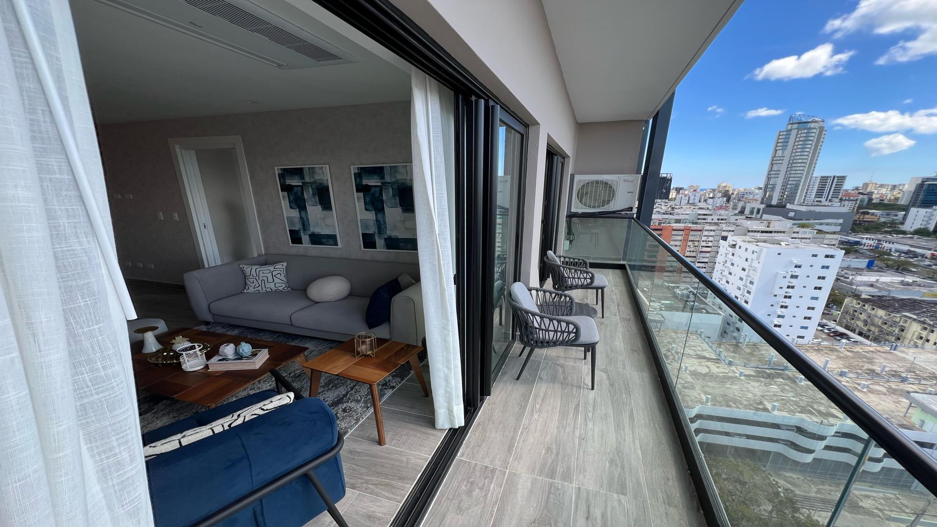 apartamentos - Apartamento a estrenar amueblado en Naco 4