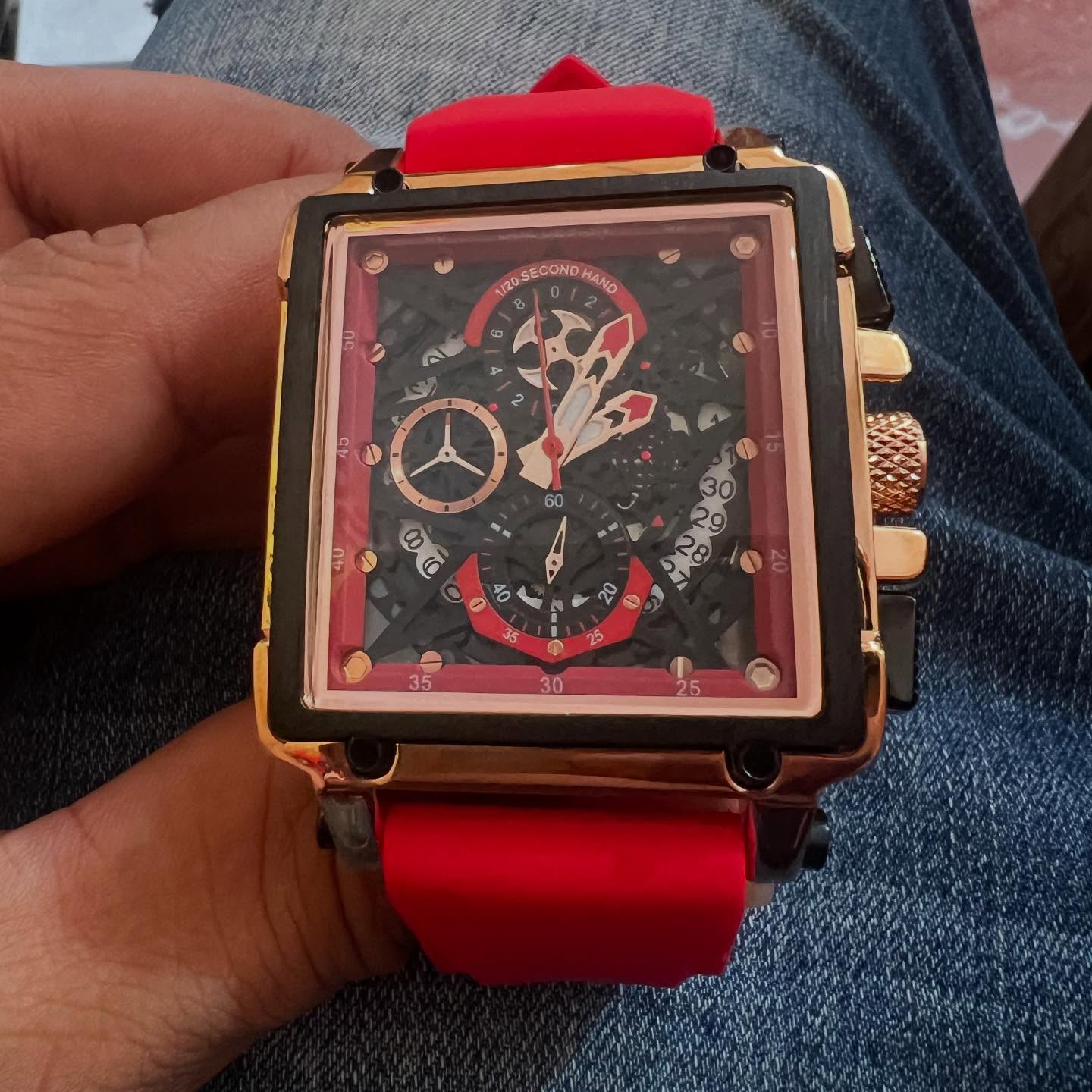joyas, relojes y accesorios - Reloj Lige Cronografo fechero Cristal Mineral 