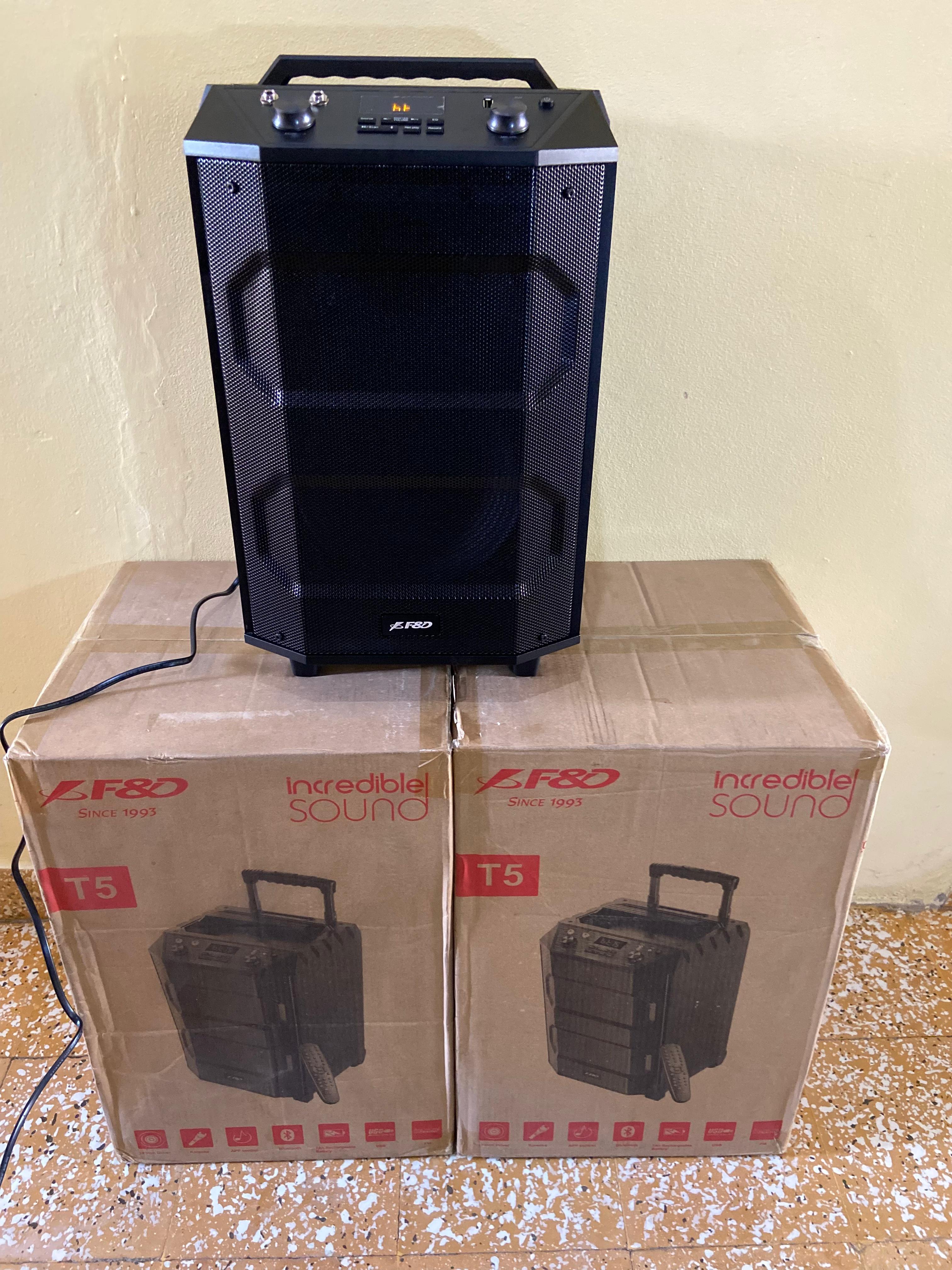 camaras y audio - Bocinas amplificadas Fenda (F&D) 10 pulgadas modelo T5 recargable. 5