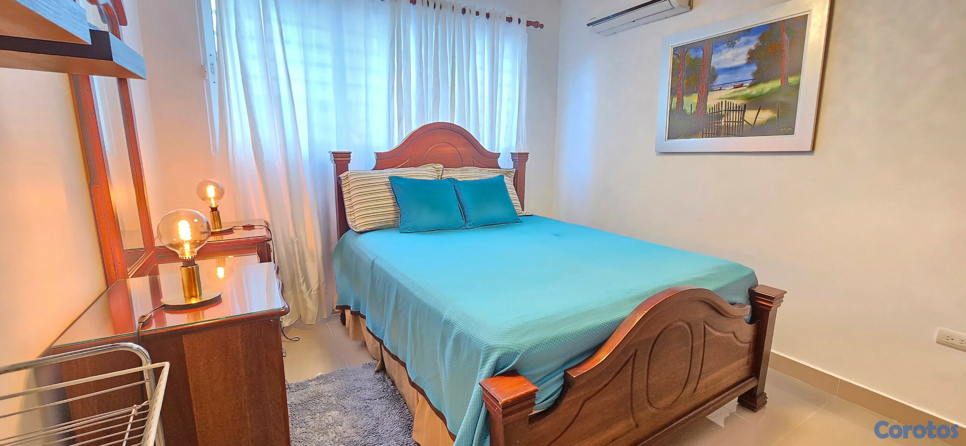 apartamentos - rento 2do piso amueblado villa maria  9