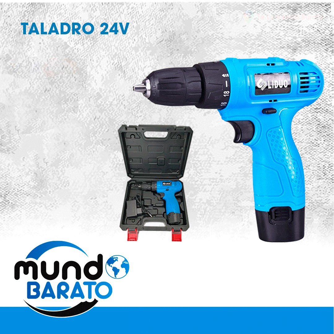 herramientas, jardines y exterior - Taladro 24V Inalambrico Recargable 30 piezas Destornillador 1
