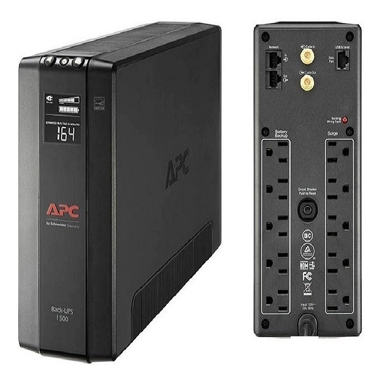 computadoras y laptops - UPS APC BX1500M-LM60 BACK-UPS PRO, 1.5KVA(1500VA), 900 WATTS 0