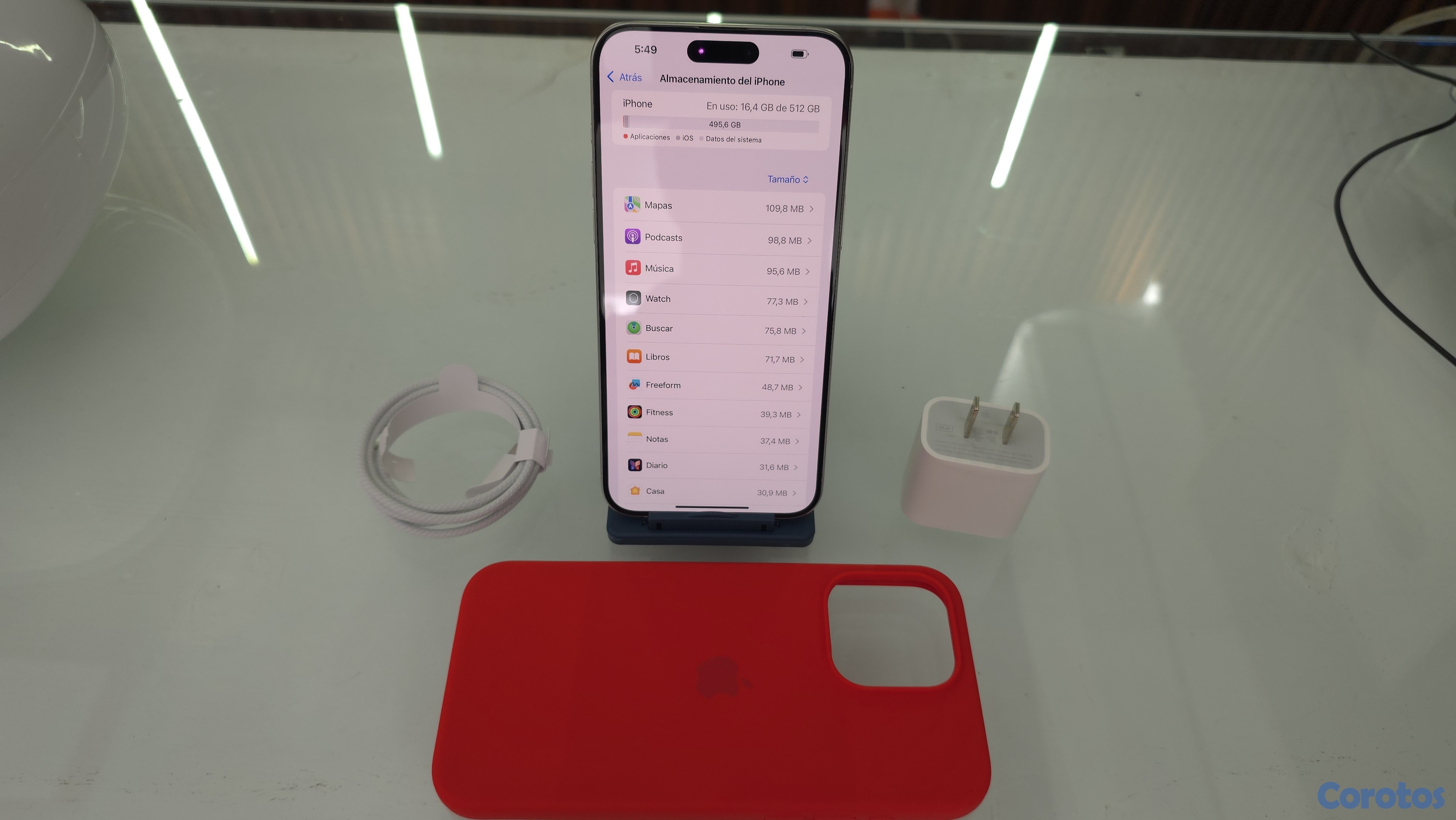 celulares y tabletas - iPhone 15 Pro Max 512GB Blanco desbloqueado 2