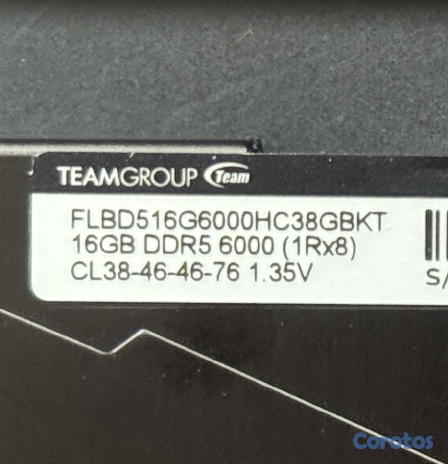 computadoras y laptops - T-Force Vulcan DDR5 32 GB (2 x 16 GB) 6000 MHz  4