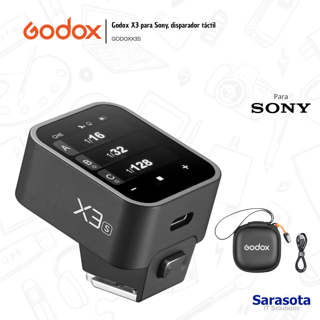 accesorios para electronica - Godox Disparador X3 para Sony Garantía 1 año
