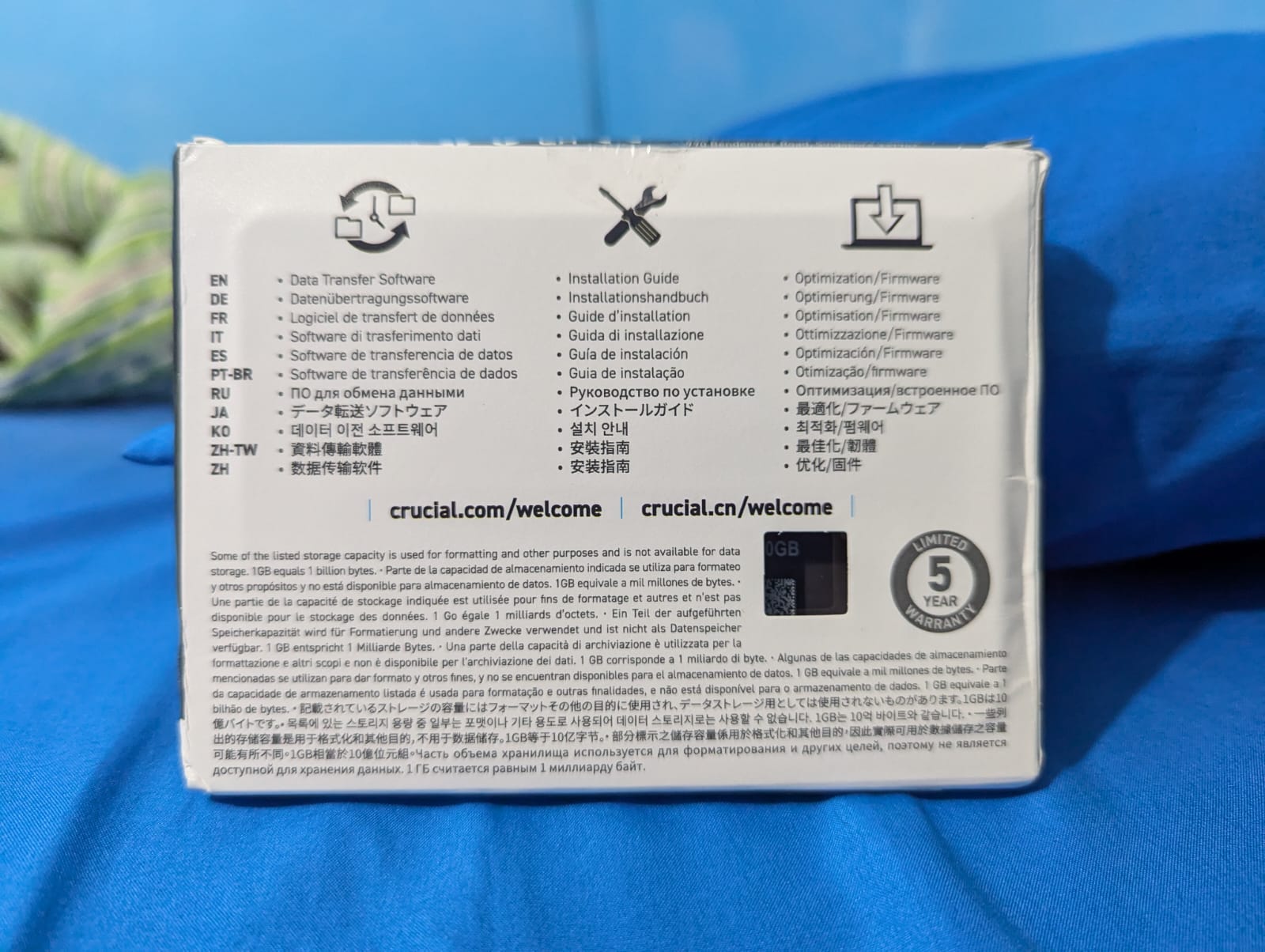 computadoras y laptops - SSD NVME Crucial P3 Plus PCI 4.0 1TB 1