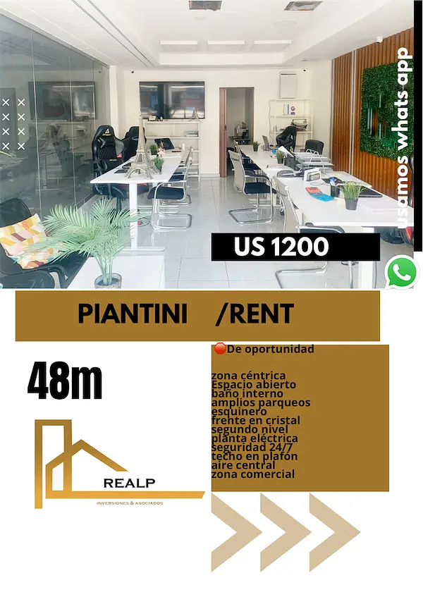 oficinas y locales comerciales - Local céntrico en Piantini  1