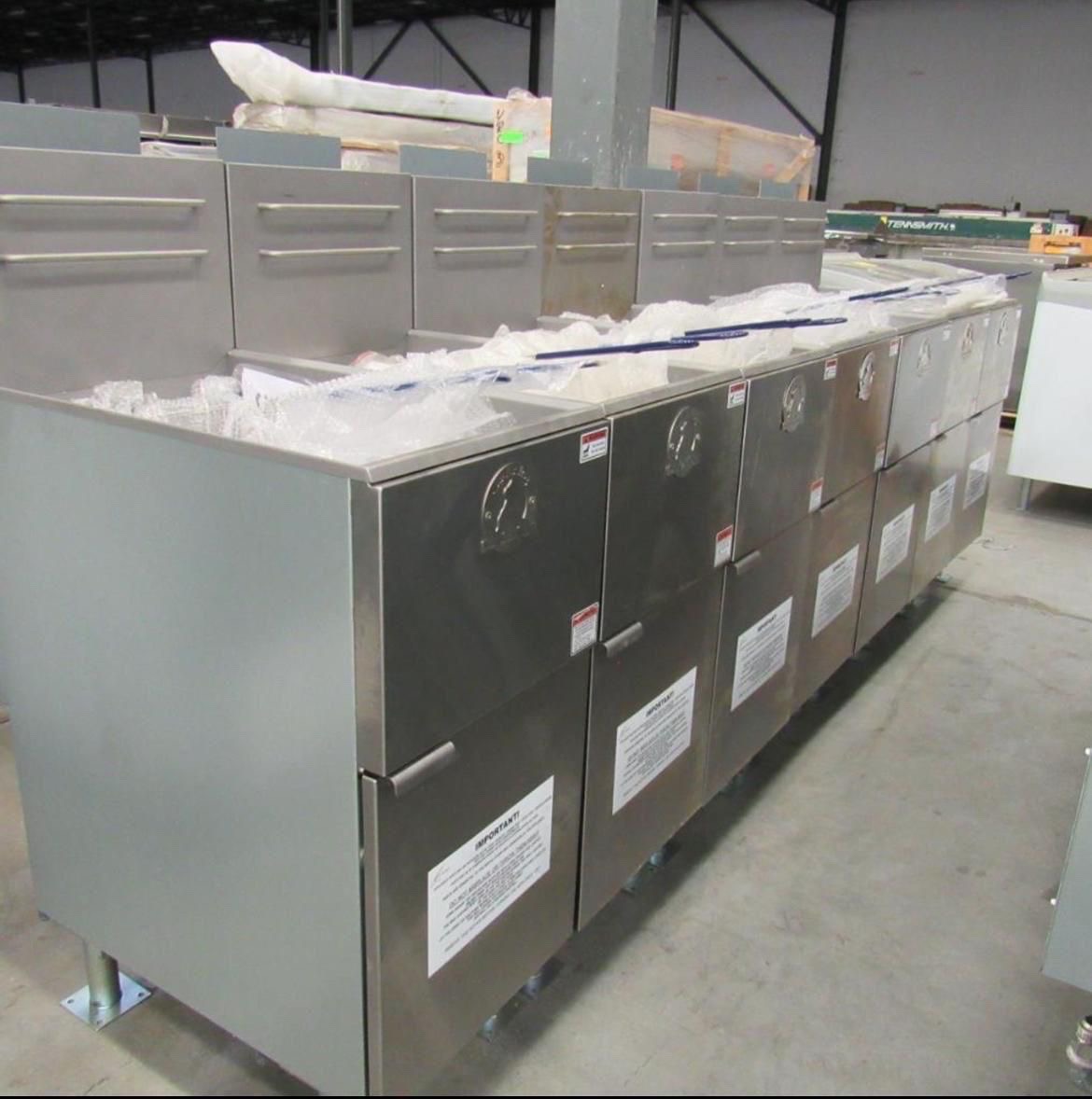 construccion e industrial - Freidoras Americanas de 2 canastos 40L (Nuevas)  3