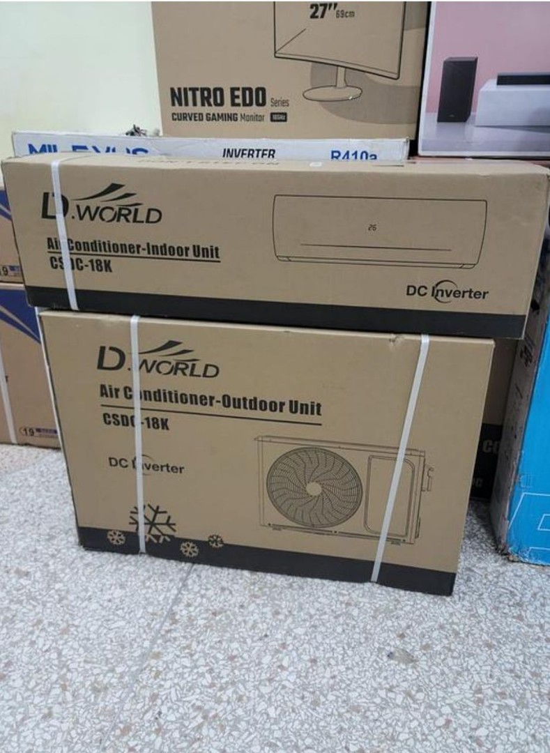 aires acondicionados y abanicos - Aire Acondicionado D.WORLD 18MIL BTU INVERTE Eficiencia 19