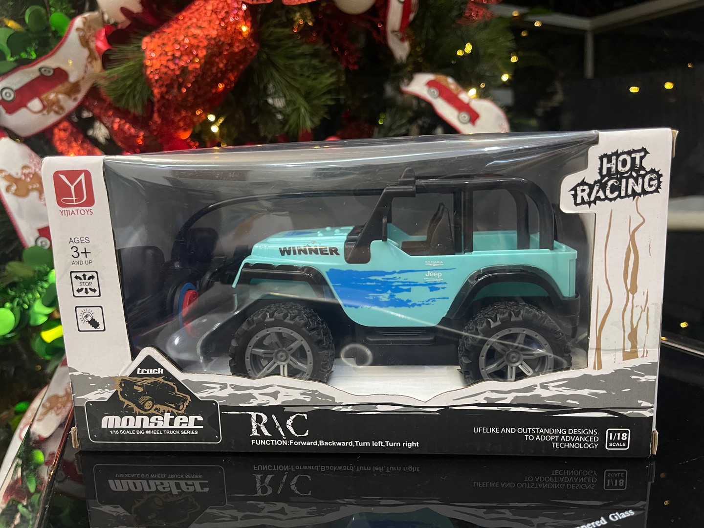 juguetes - Jeep a control remoto con luces.