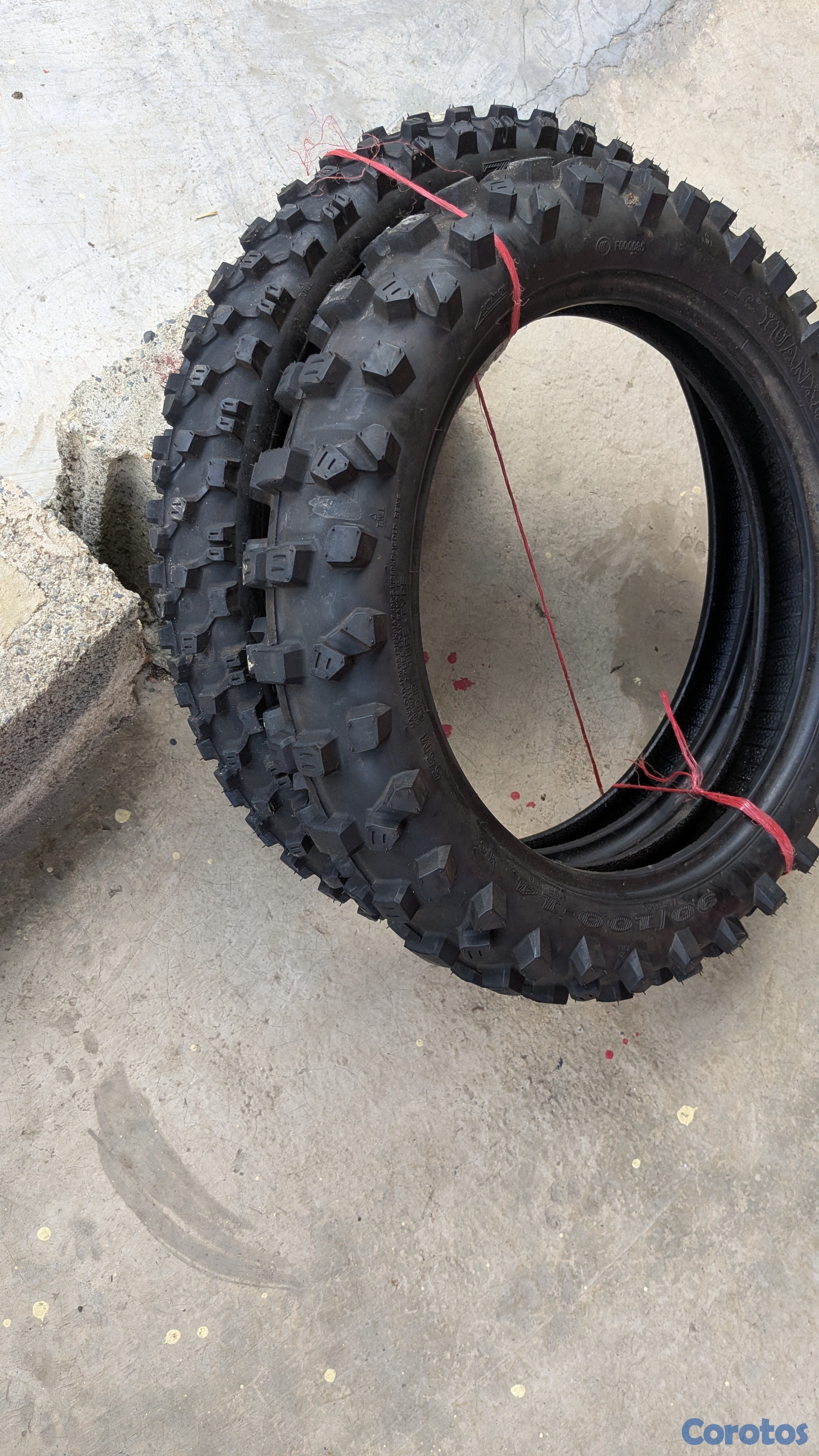 motores y pasolas - Goma de taco para moto cross 3