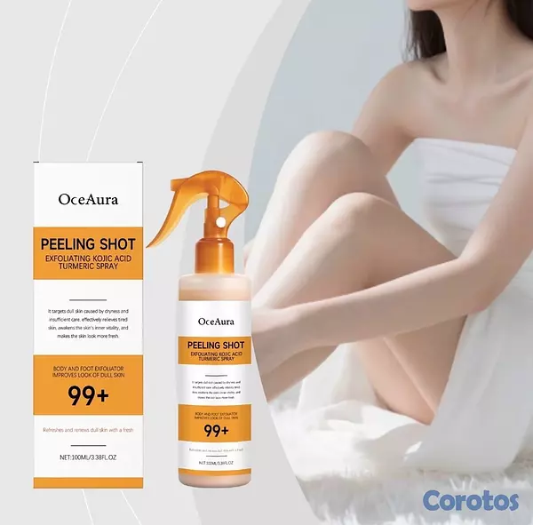 salud y belleza - Spray exfoliante de curcuma 2