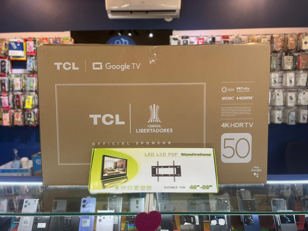 electrodomesticos - TELEVISOR SMART TV TCL DE 50 GOOGLE TV HDMI 2.1
