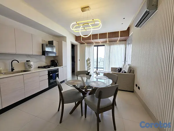 apartamentos - Apartamento en alquiler amueblado, Evaristo Morales! 4