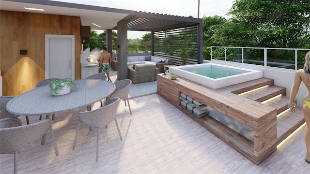 casas - Venta de casa en la autopista de san Isidro prado oriental Santo Domingo 394mts 5