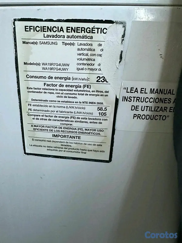electrodomesticos - De oportunidad lavadora samsung  8