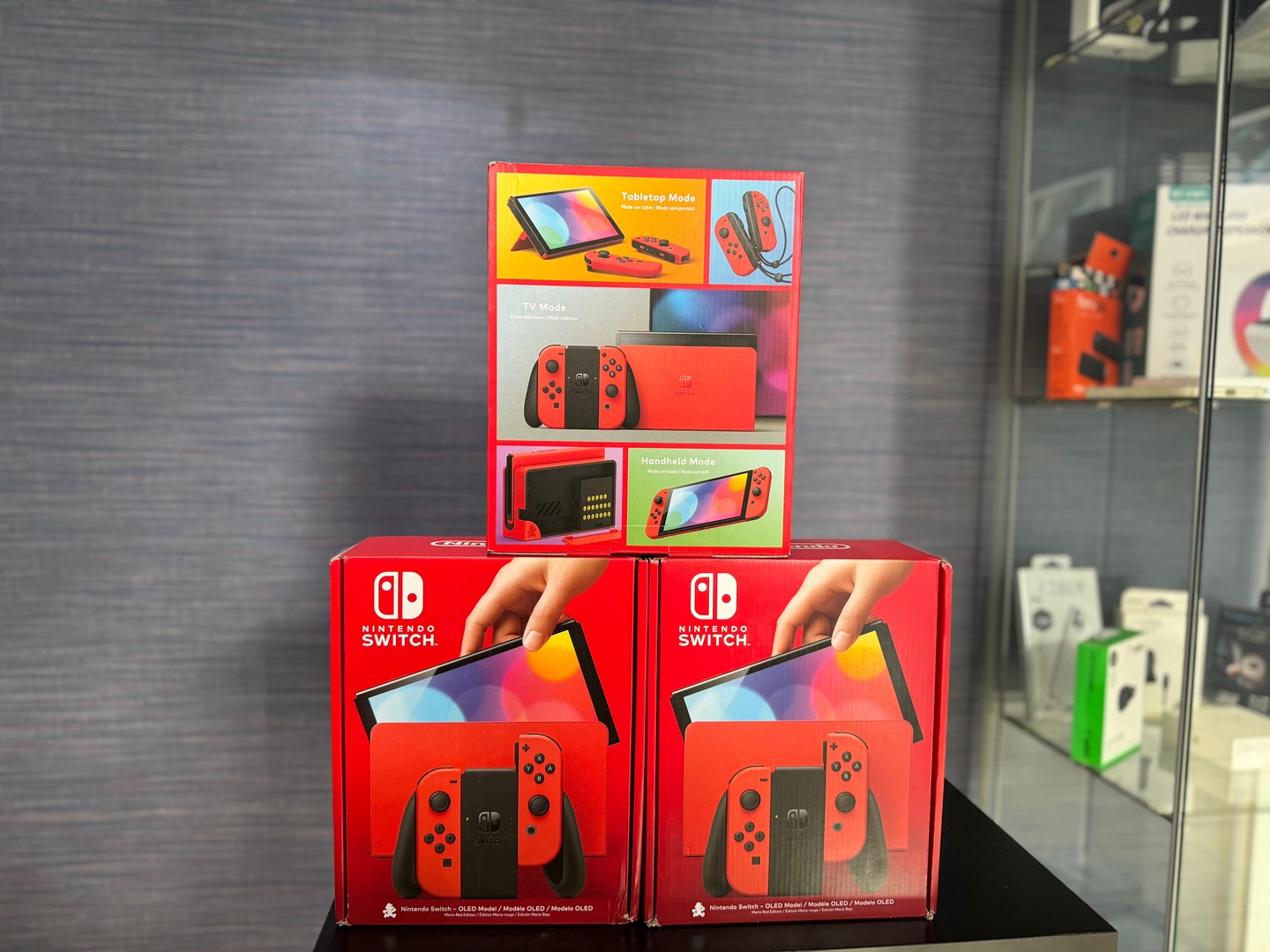 consolas y videojuegos - Nintendo Switch OLED Version Mario Bros Sellado Garantía  2