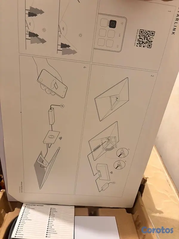 otros electronicos - antena Starlink para piezas está bloqueada  3