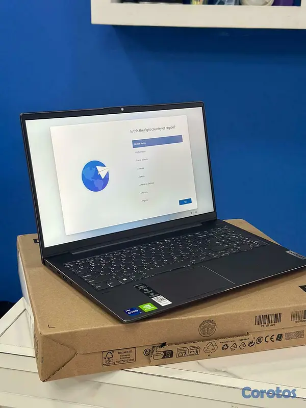 computadoras y laptops - Laptop Lenovo Ideapad 5 core i7 12th + NVIDIA Gefo 3