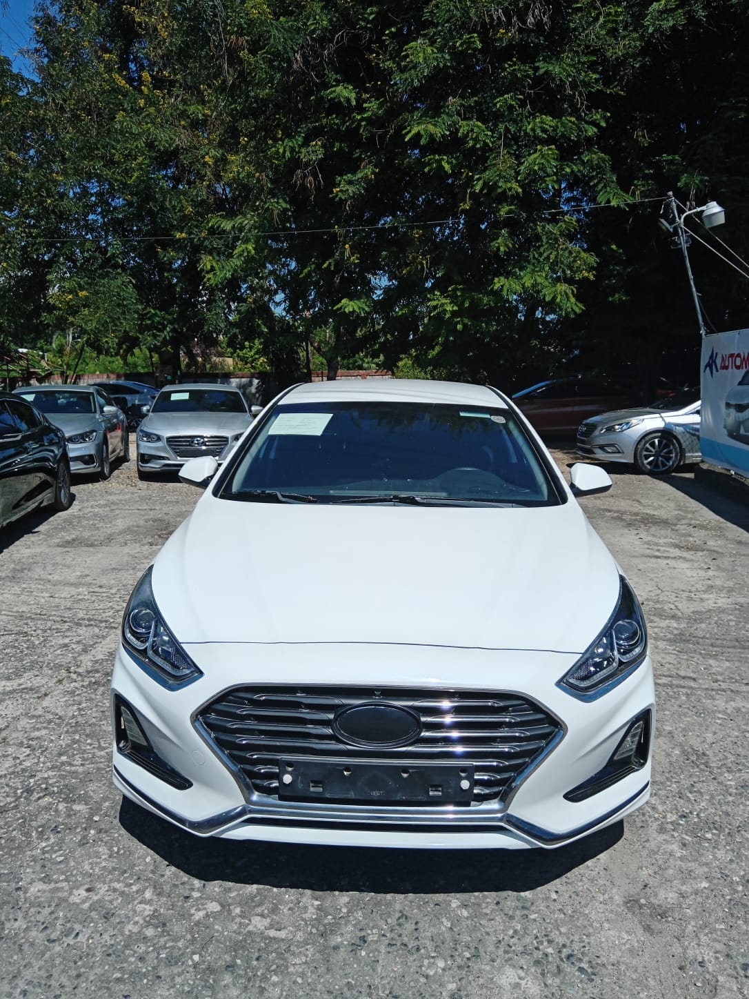 carros - HYUNDAI SONATA NEW RISE 2018 BLANCO 4