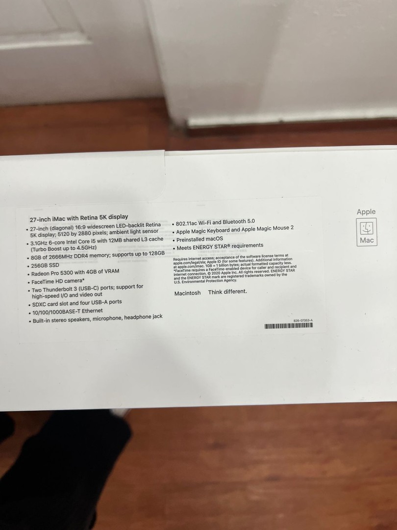 celulares y tabletas - iMac 27-inch 2020 8GB 256GB SSD  3