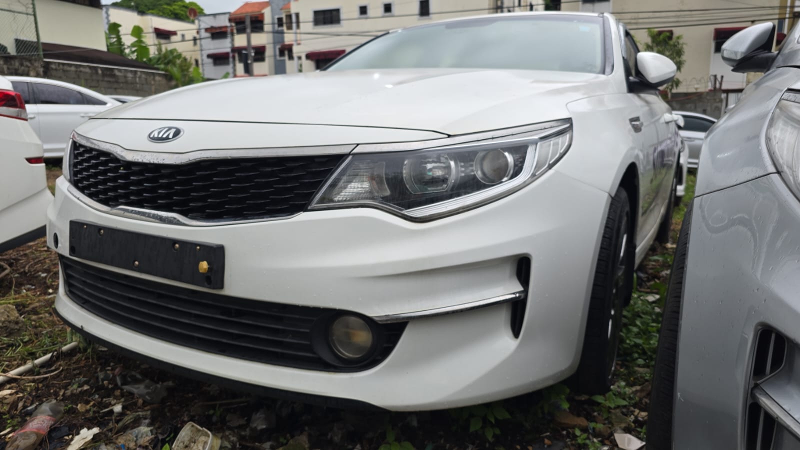 carros - Kia k-5 2017 blanco  3
