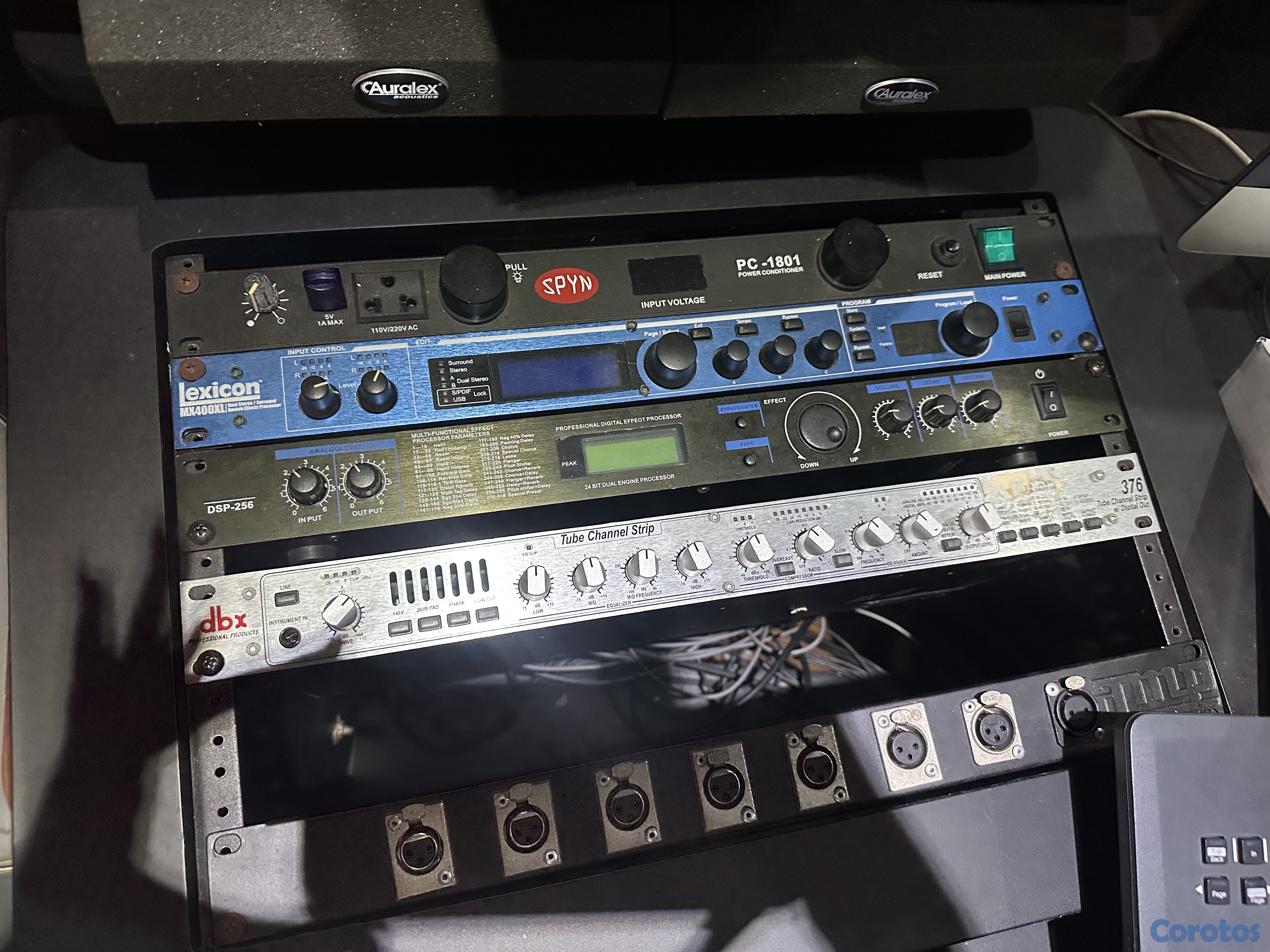 camaras y audio - Rack de Procesadores (MX400XL, DSP-256, DBX 376, Power Conditioner) NEGOCIABLE 3