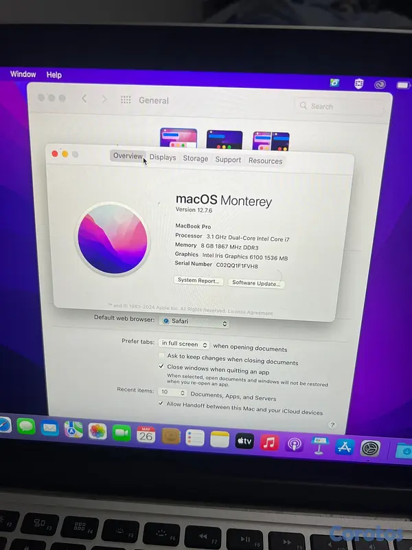 computadoras y laptops - Macbook pro 2015 - 500gb (8gb) 5