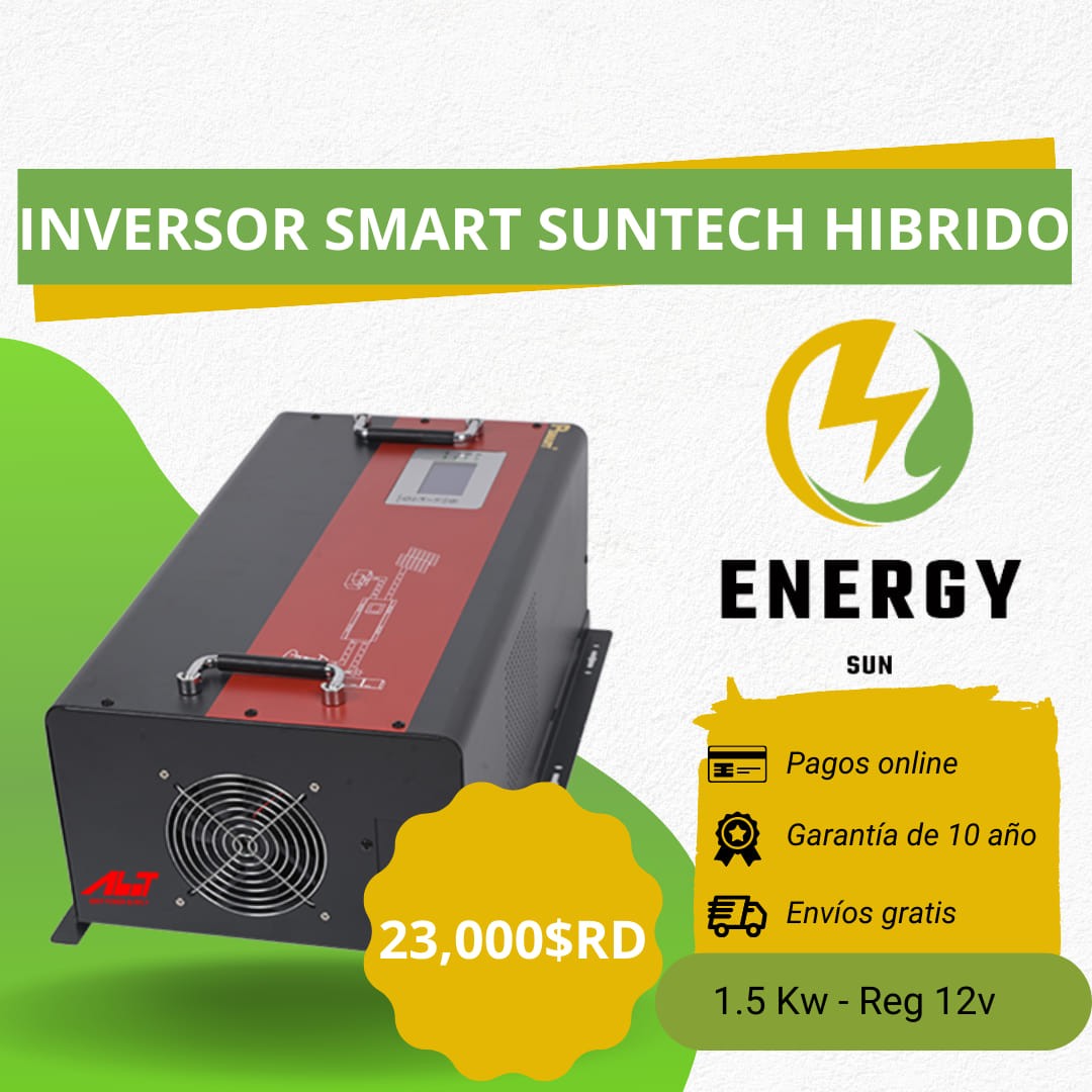 plantas e inversores - Inversor Hibrido Smart Suntech 1.5kw