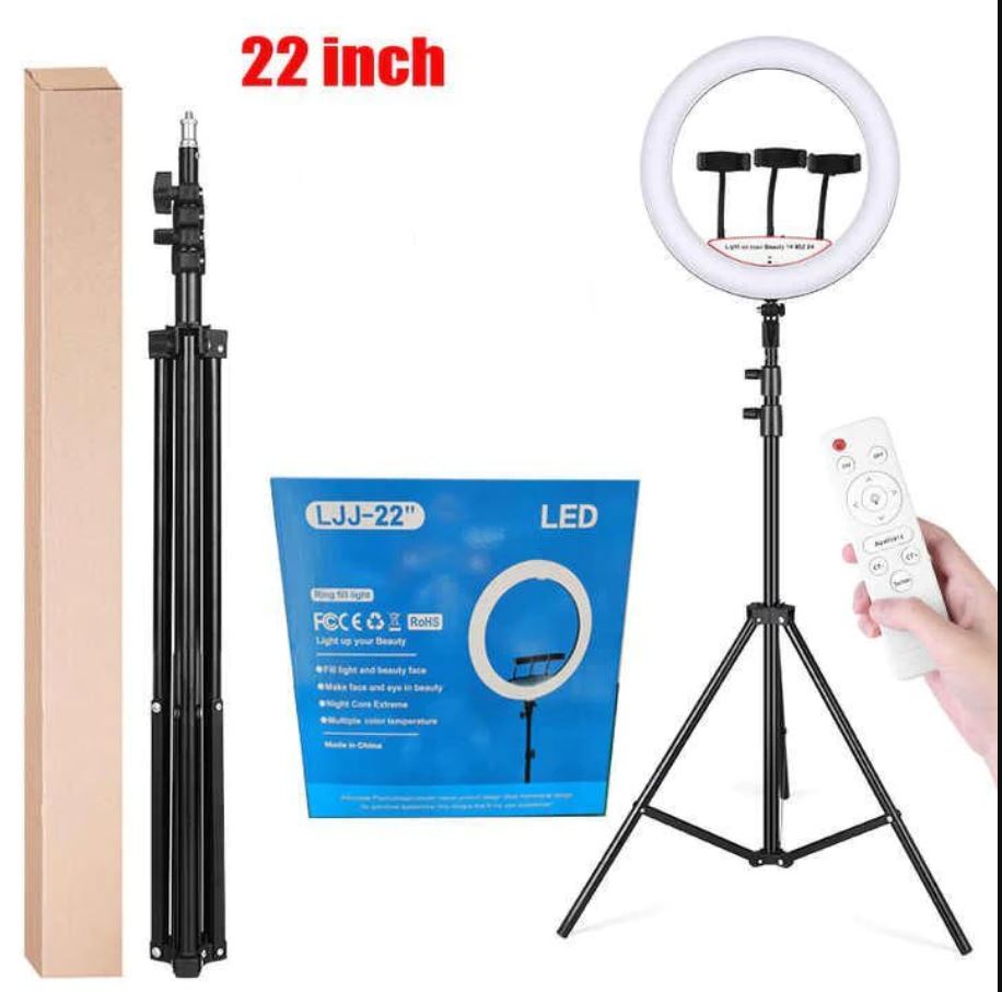 otros electronicos - ARO DE LUZ 22 PULGADAS IDEAL PARA FOTOS Y VIDEOS