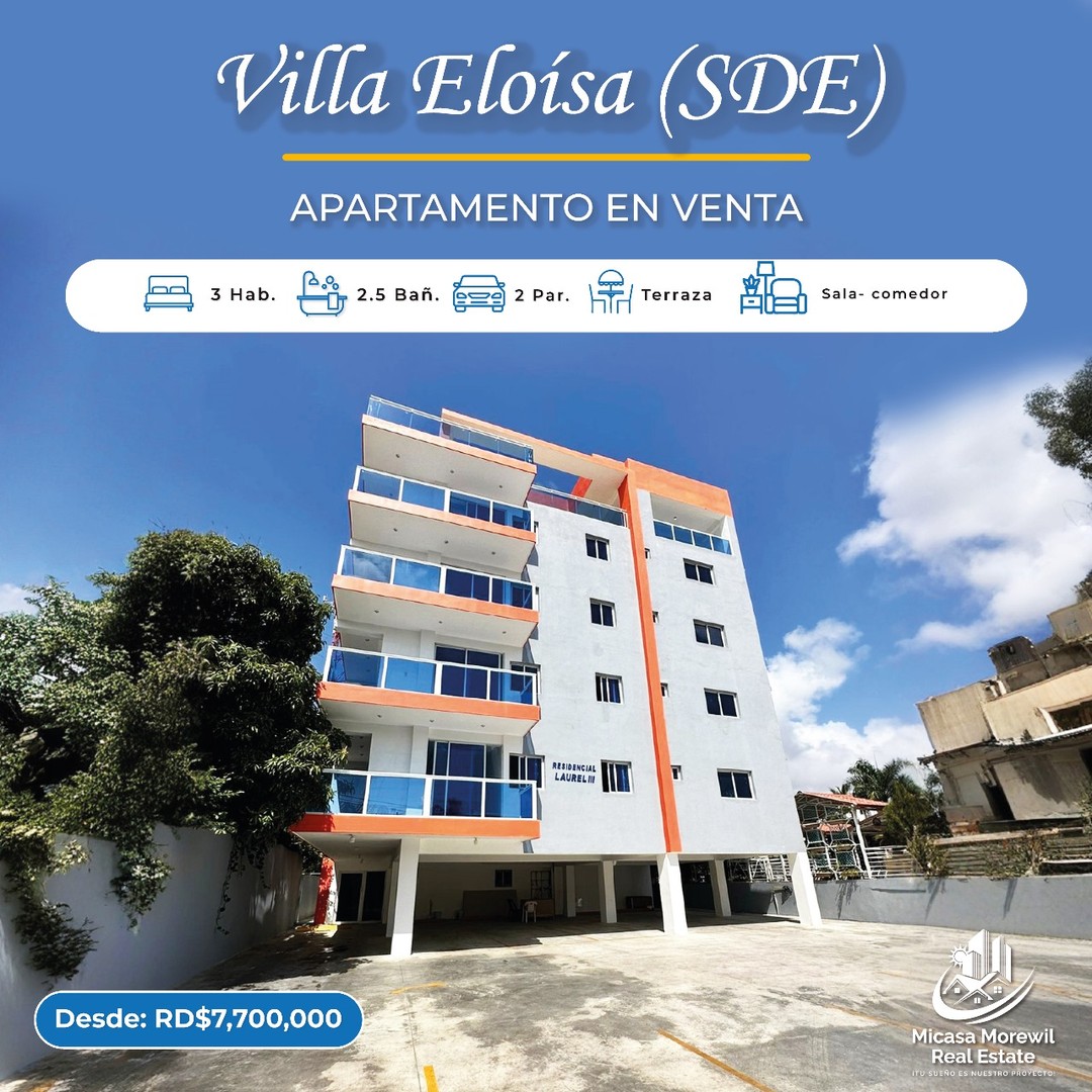 apartamentos - Apartamento en venta Villa Eloisa Santo Domingo (este)