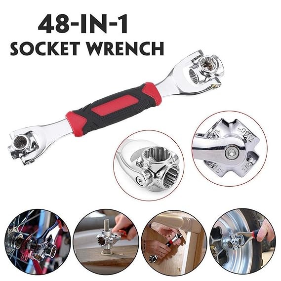 herramientas, jardines y exterior - LLAVE MULTIFUNCIONAL UNIVERSAL 48 EN 1 HS-LF-2 1